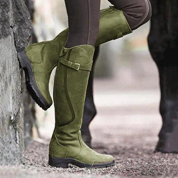 Maeve | Bottes d'équitation en cuir imperméables
