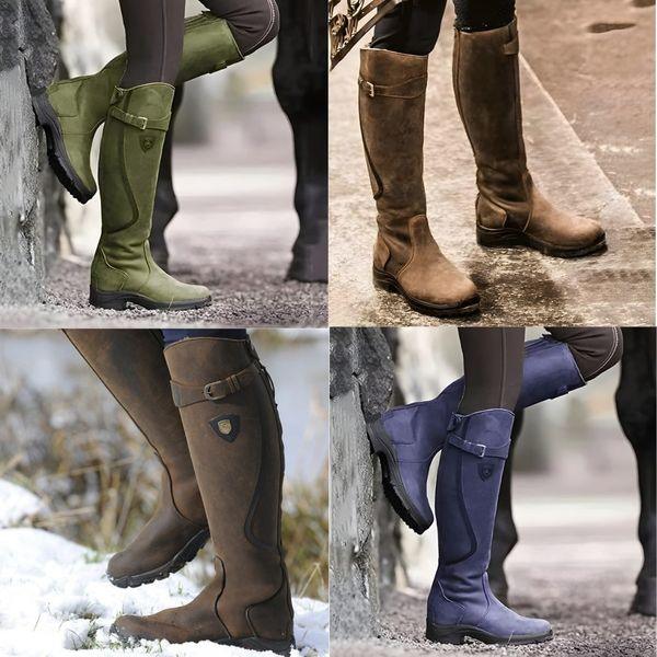Maeve | Bottes d'équitation en cuir imperméables