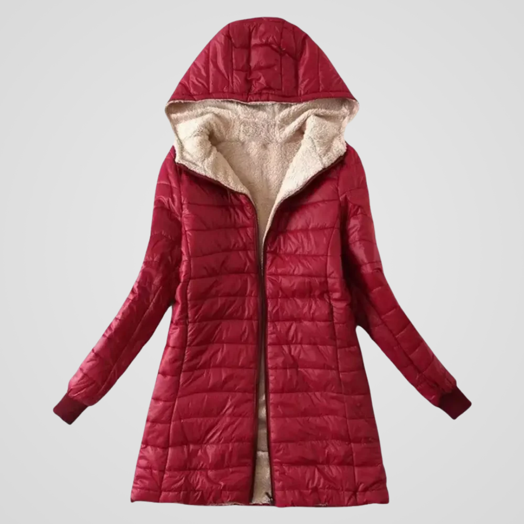 Caroline | Manteau d'hiver doublé sherpa