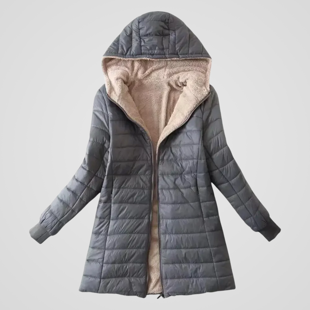 Caroline | Manteau d'hiver doublé sherpa