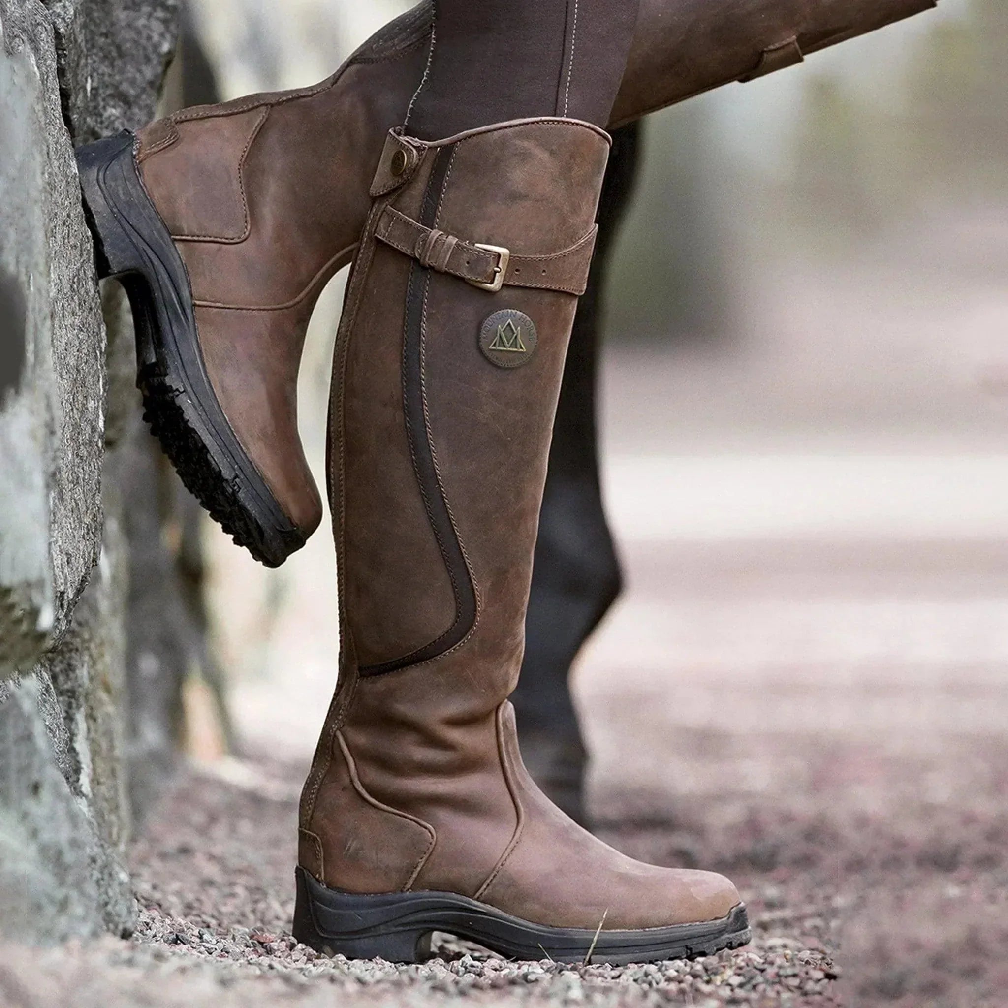 Maeve | Bottes d'équitation en cuir imperméables